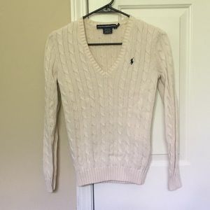 Cream Ralph Lauren Sweater